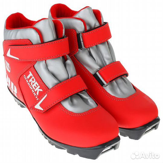 Ботинки лыжные детские trek Laser3 крас., 30р