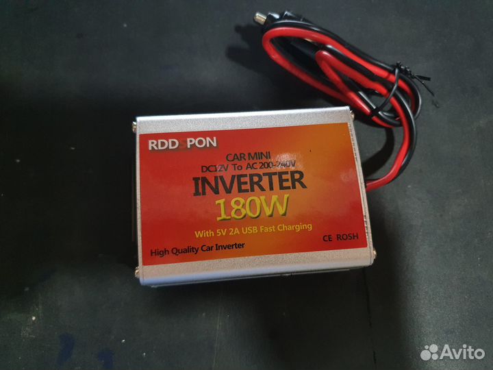 Автомобильный мини инвертор 180w