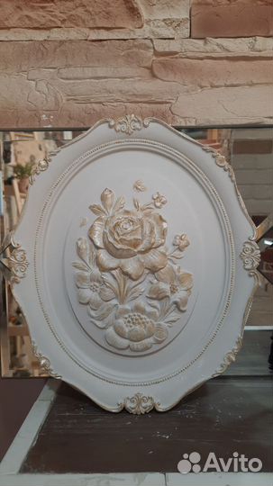 Настенное панно из гипса