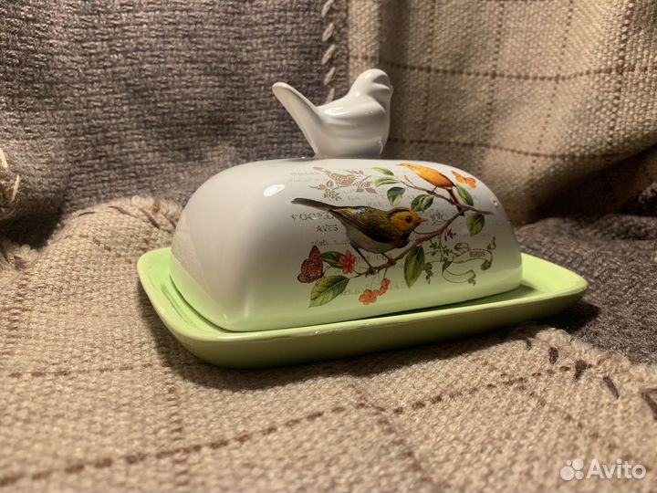 Масленка керамическая новая