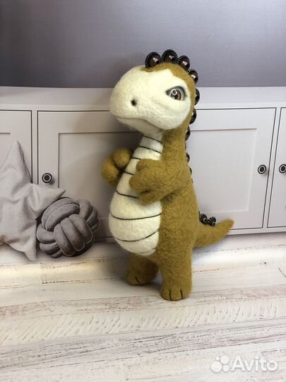 Войлочная игрушка: Динозаврик