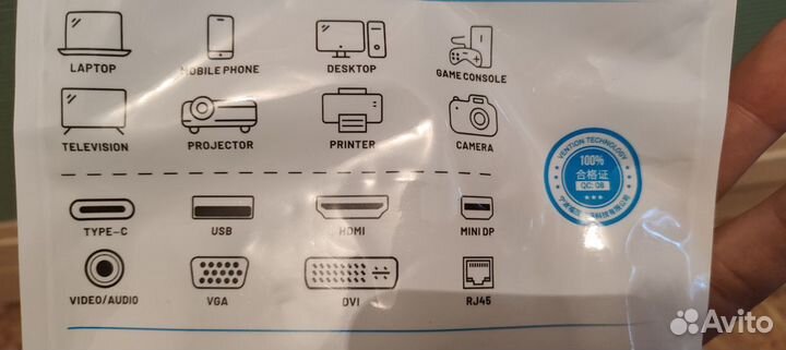 Переходник hdmi-vga Vention 0.15m