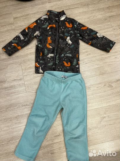 Флисовый костюм crockid 98 +4