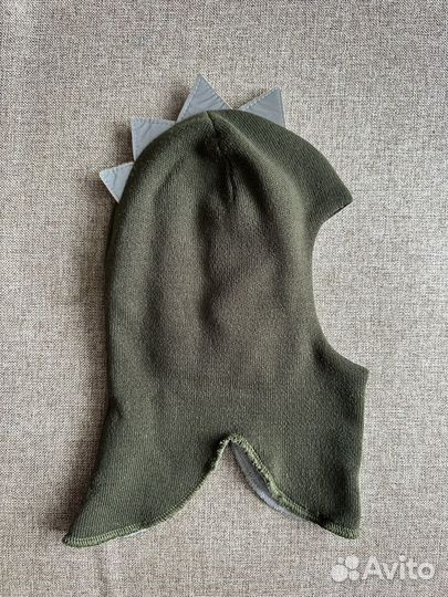 Шапка шлем для мальчика динозавр 48-50