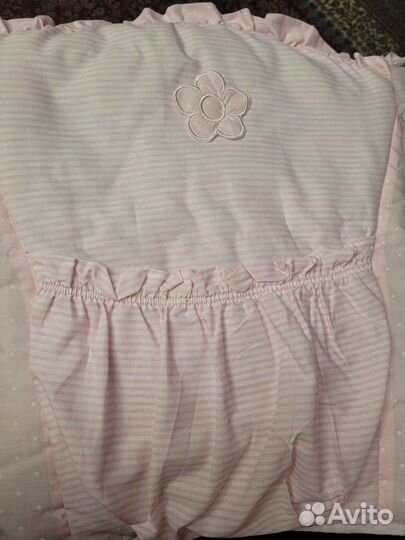 Комплект в кроватку (бортики, балдахин.)