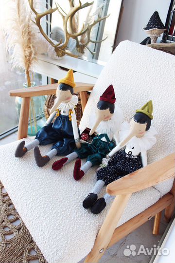 Кукла Пиноккио, буратино ручная работа