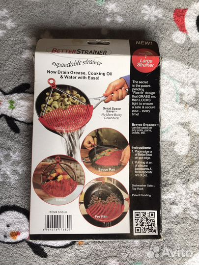 Дуршлаг накладка