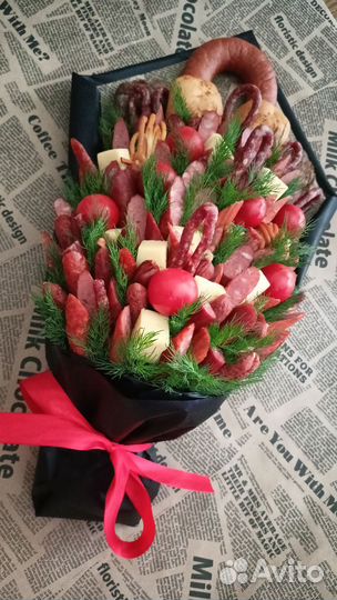 Съедобные букеты для мужчин