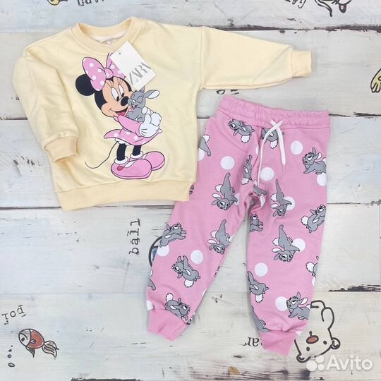 Новые детские костюмы zara mickey