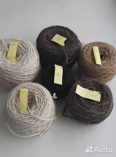 Пряжа из собачьей шерсти по весу