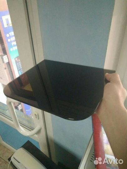 Полка стеклянная для тв-ресивера, DVD-плеера