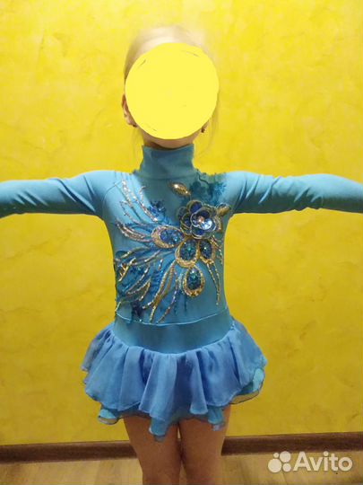 Платье для выступления по фигурному катанию, 5 лет