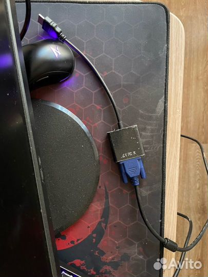 Монитор asus 1920x1080 с переходником на hdmi