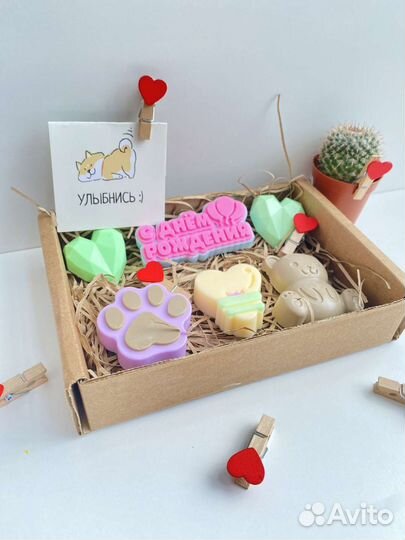 Мыло ручной работы С Днём Рождения