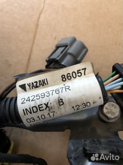 Проводка форсунок катушек renault h4m