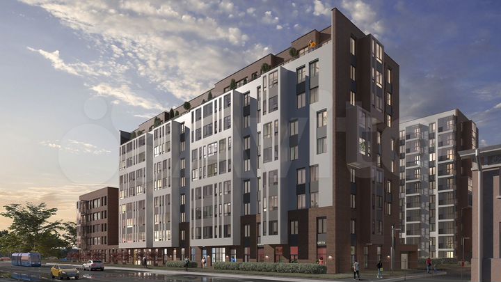 1-к. квартира, 33,8 м², 2/10 эт.