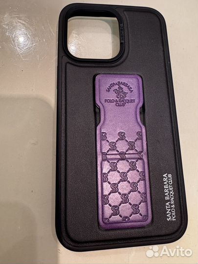 Кожаный чехол на iPhone 14 pro max