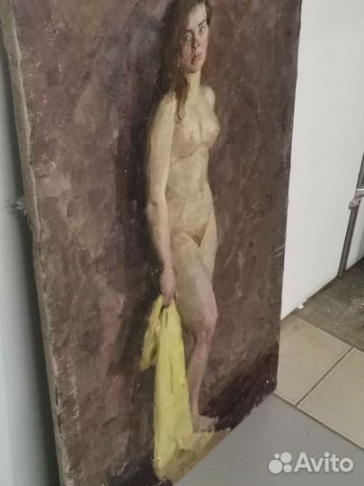 Картина Обнажённая Девушка. Живопись (Ч)