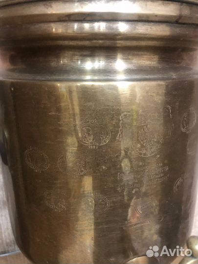 Тульский самовар на дровах