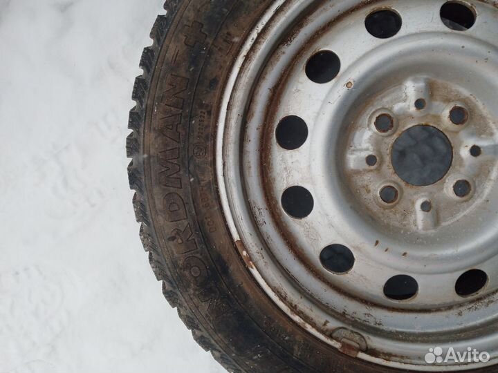 Зимняя резина на диске r14 на ваз