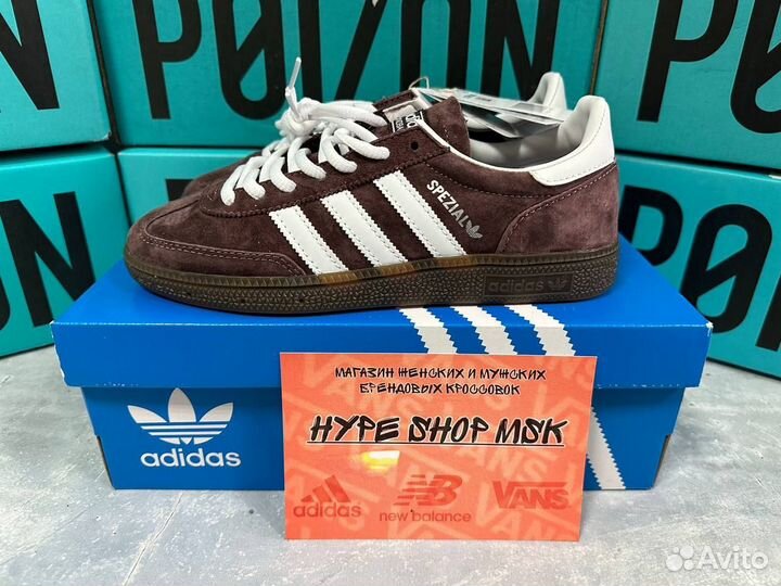 Adidas Spezial Brown Chocolate замшевые коричневые