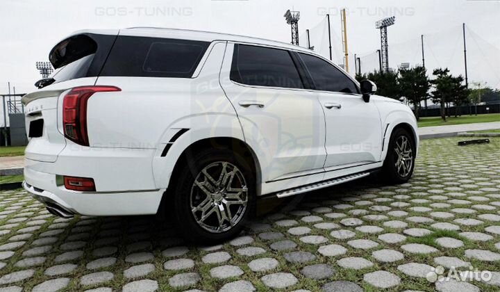 Нижний спойлер Хендай Палисад 2018 +