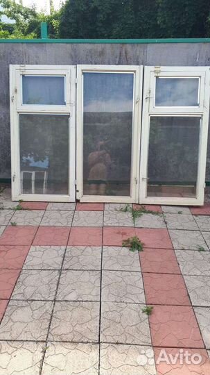 Деревянные окна со стеклопакетом бу