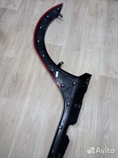 Молдинг заднего крыла Рено Логан Степвей 2018 +