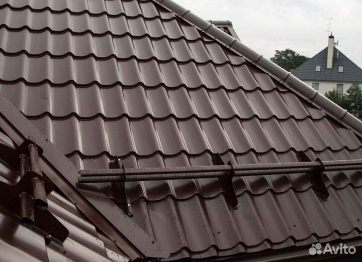 Металлочерепица шоколад