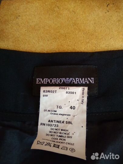 40-42 Юбка Emporio Armani Италия хлопок