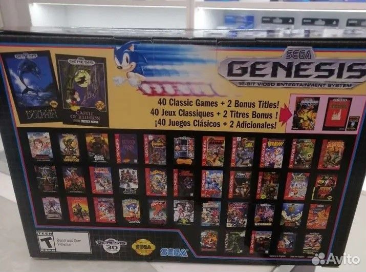 Приставка Sega Mega Drive Genesis Mini