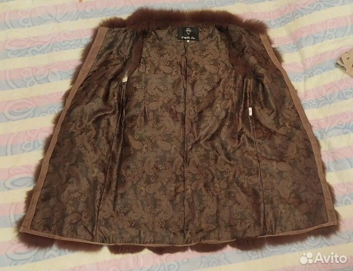 Меховая жилетка (песец) L