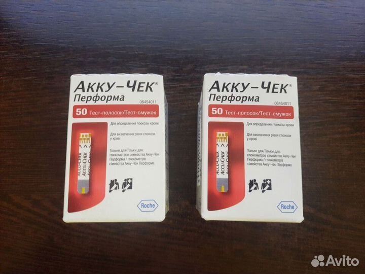 Тест полоски акку чек перформа Accu-chek performs