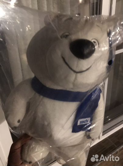Плюшевый медведь сочи 2014 40см