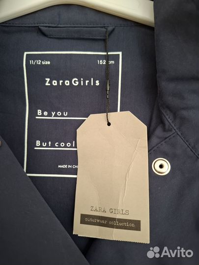 Ветровка Zara новая д/д р.152