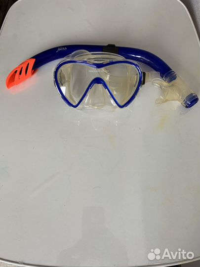 Маска для подводного плавания с трубкой Joss