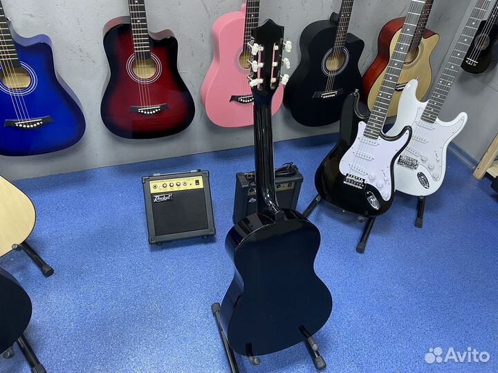 Классическая гитара новая (размер 1/2)