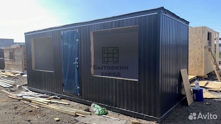 Блок контейнер 6*2,4м для строителей