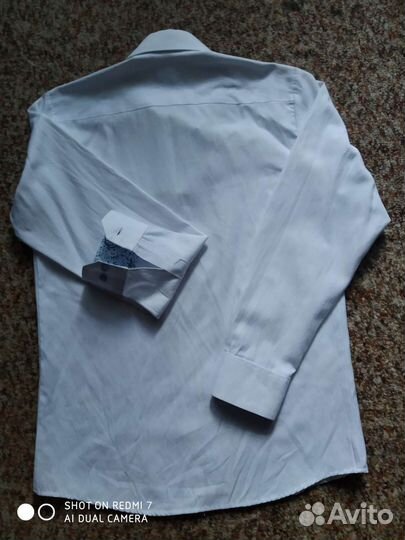 Рубашка для школы на мальчика 12-13 лет