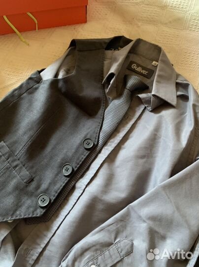 Школьная форма для мальчика серая 134