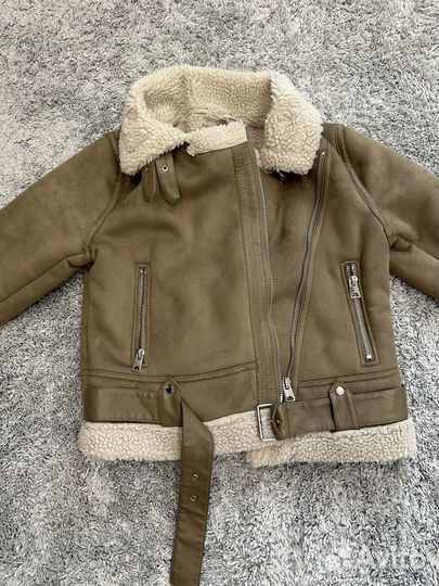 Дубленка zara 46