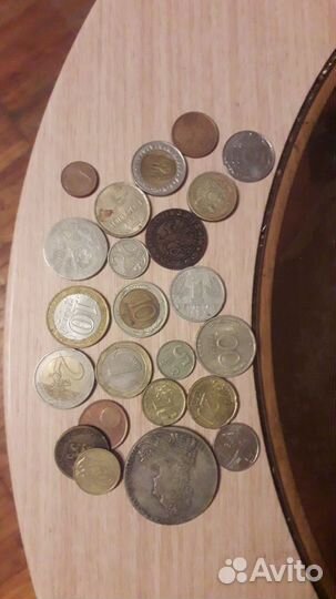 Монеты разные