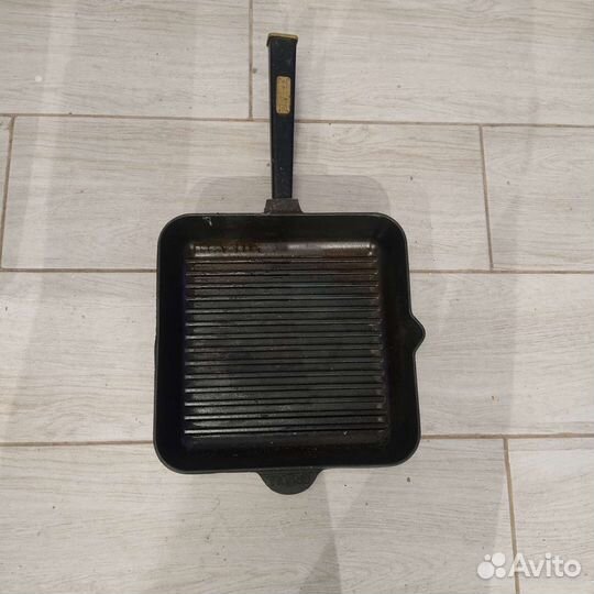 Чугунная сковорода гриль