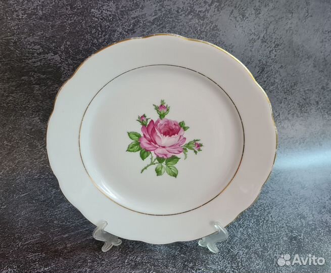 Блюдо фарфор гдр кахла Конитц