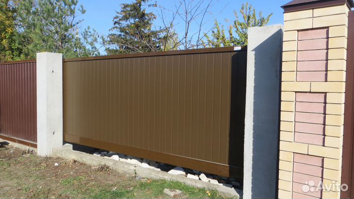 Откатные автоматические ворота