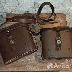 Кофр футляр для бинокля 6/30, 8/30, Кожаный, СССР