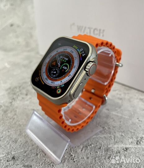 Apple watch Ultra с Яблоком