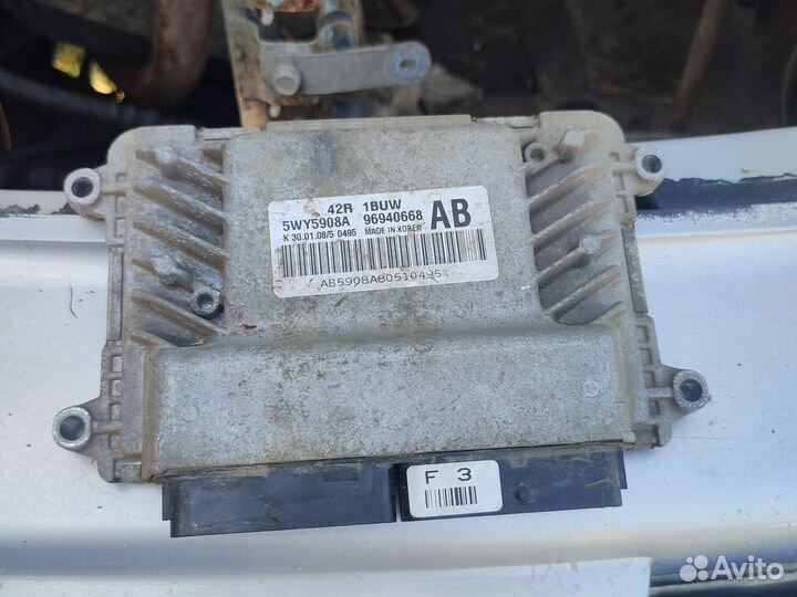 Эбу Блок управления двигателем Шевроле