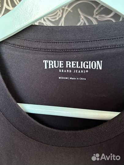 Черная футболка true religion оригинал