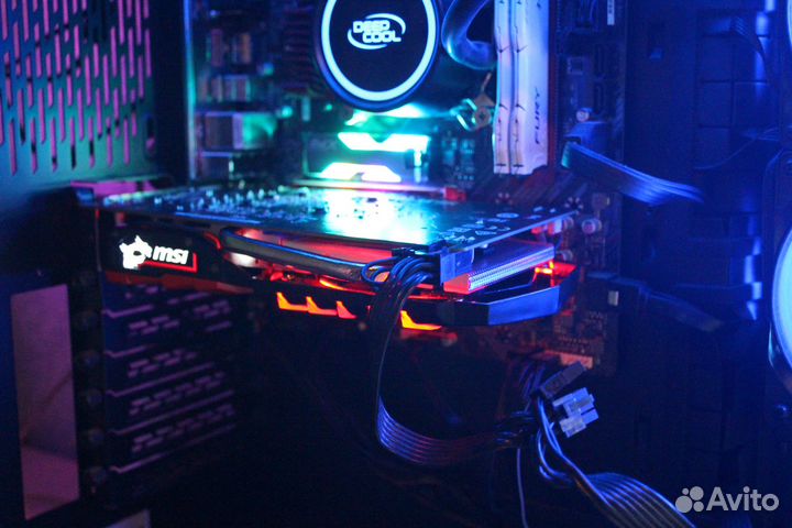 Видеокарта gtx 1050 ti 4gb MSI gaming x
